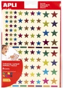 [18396] Bolsa gomets estrellas multicolor metalizadas permanentes 6h Apli