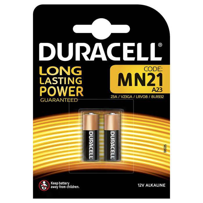 Pilas alcalinas LR23A 12v 2ud DURACELL