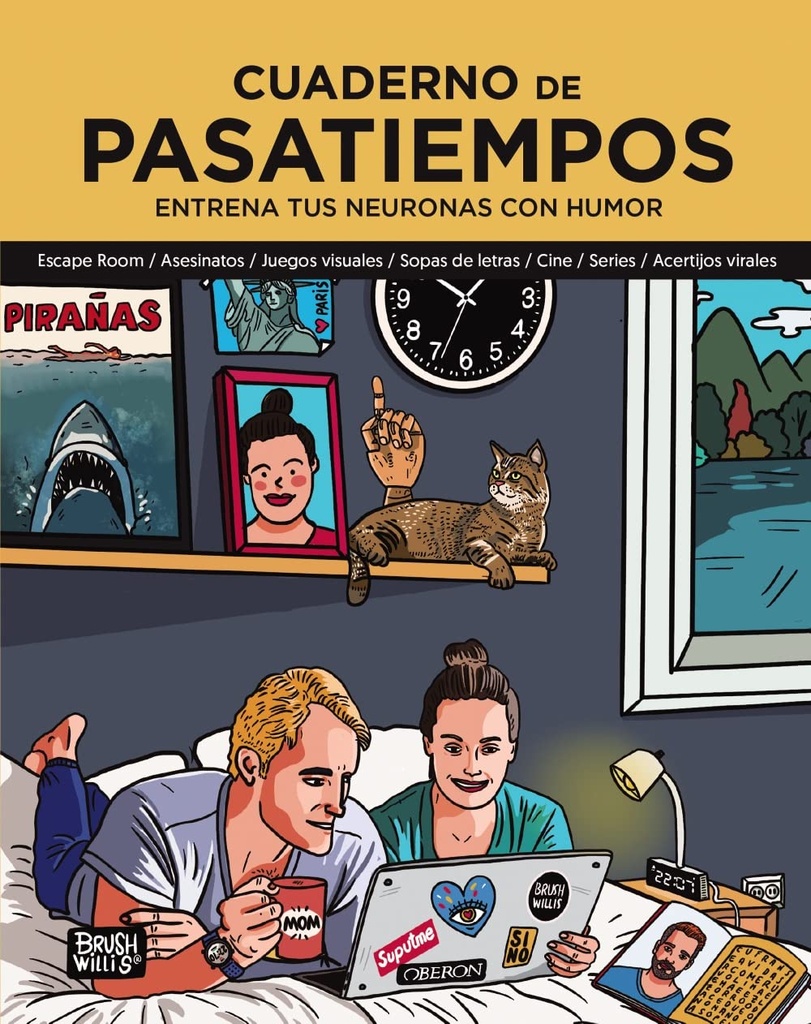 Cuaderno de pasatiempos. Entrena tus neuronas con humor