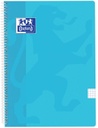 [400133566] Cuaderno espiral 4x4 Fº 90g 80h T/P pastel Oxford (AZUL)