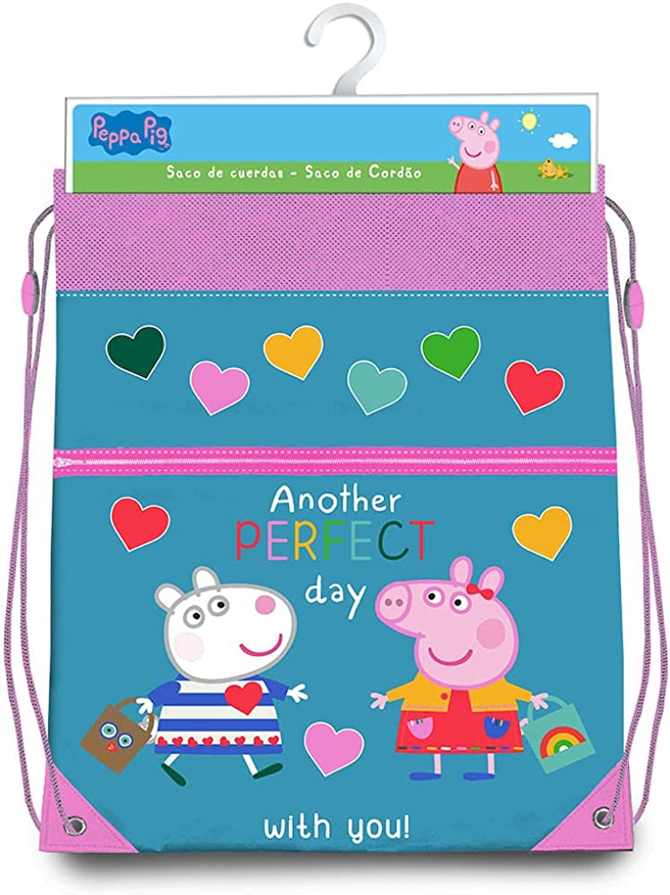 Saco Mochila Peppa Pig 40X30Cm.