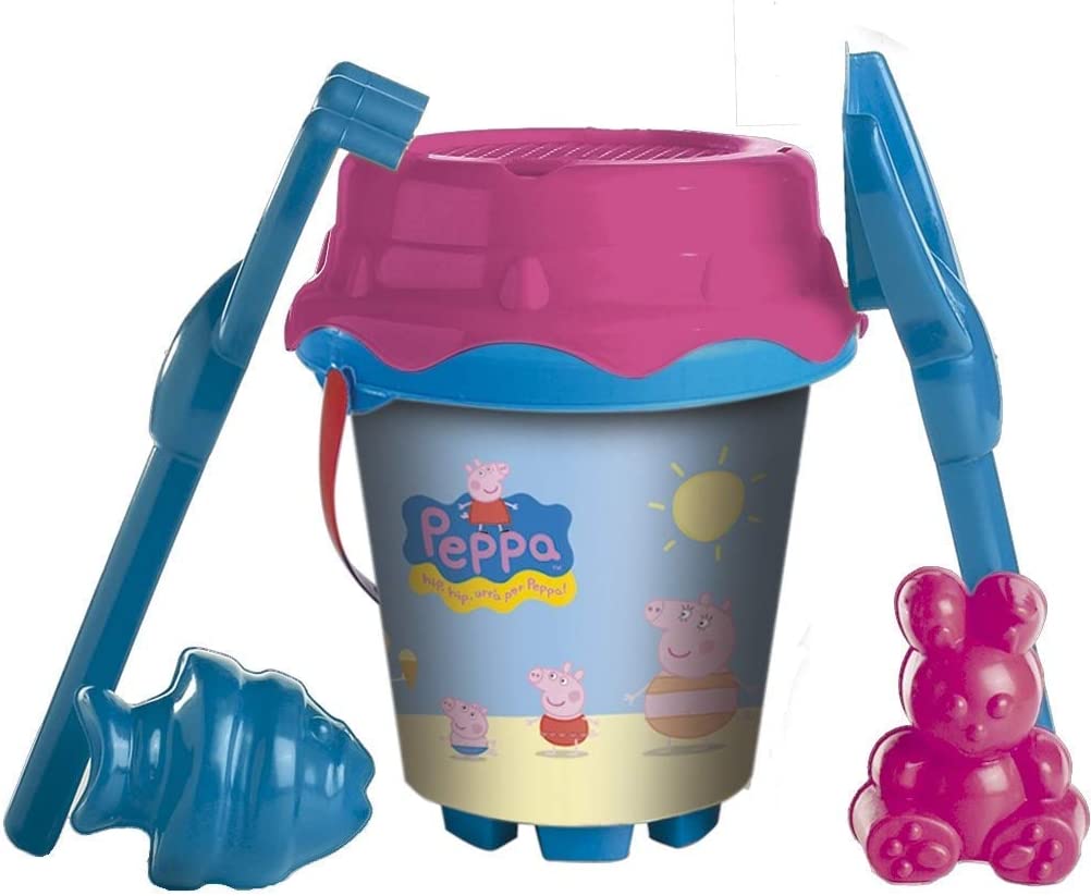 Cubo Peppa Pig Con Castillo Y Moldes