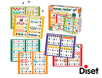 Juego didactico sumar y restar Diset