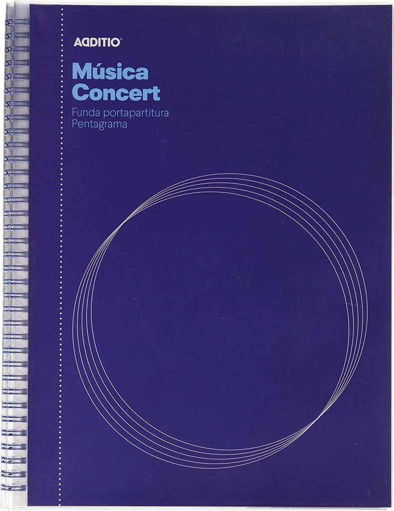 Cuaderno de música Adittio Música Concert Azul