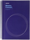 Cuaderno de música Adittio Música Concert Azul