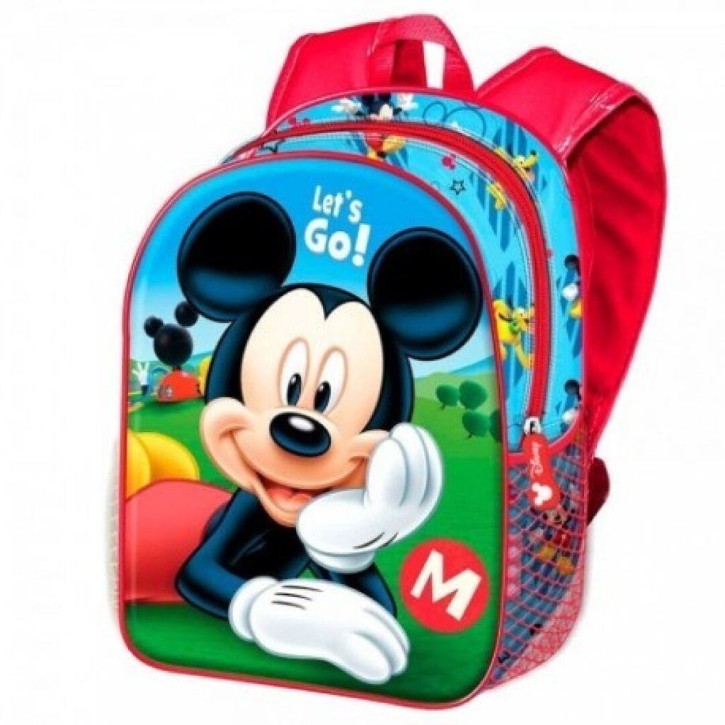 Mochila 3D Mickey Disney 31X27X11Cm.