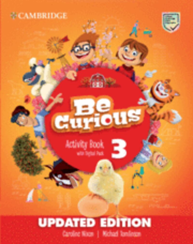 Be Curious Updated Level 3 Activity Book with Home Booklet and Digital Pack