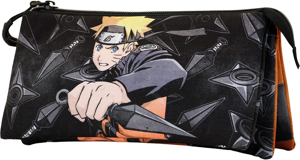 Portatodo Triple Uzumaki Naruto Shippuden 23x11x10cm