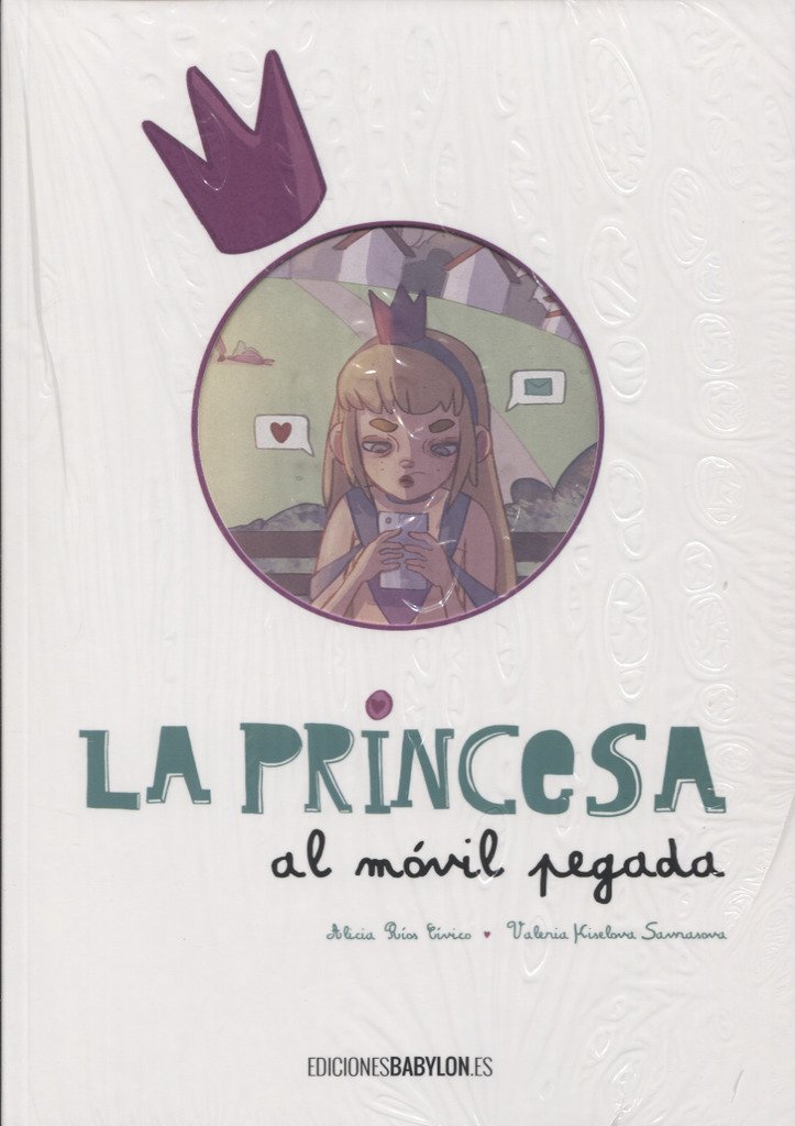 La princesa al móvil pegada