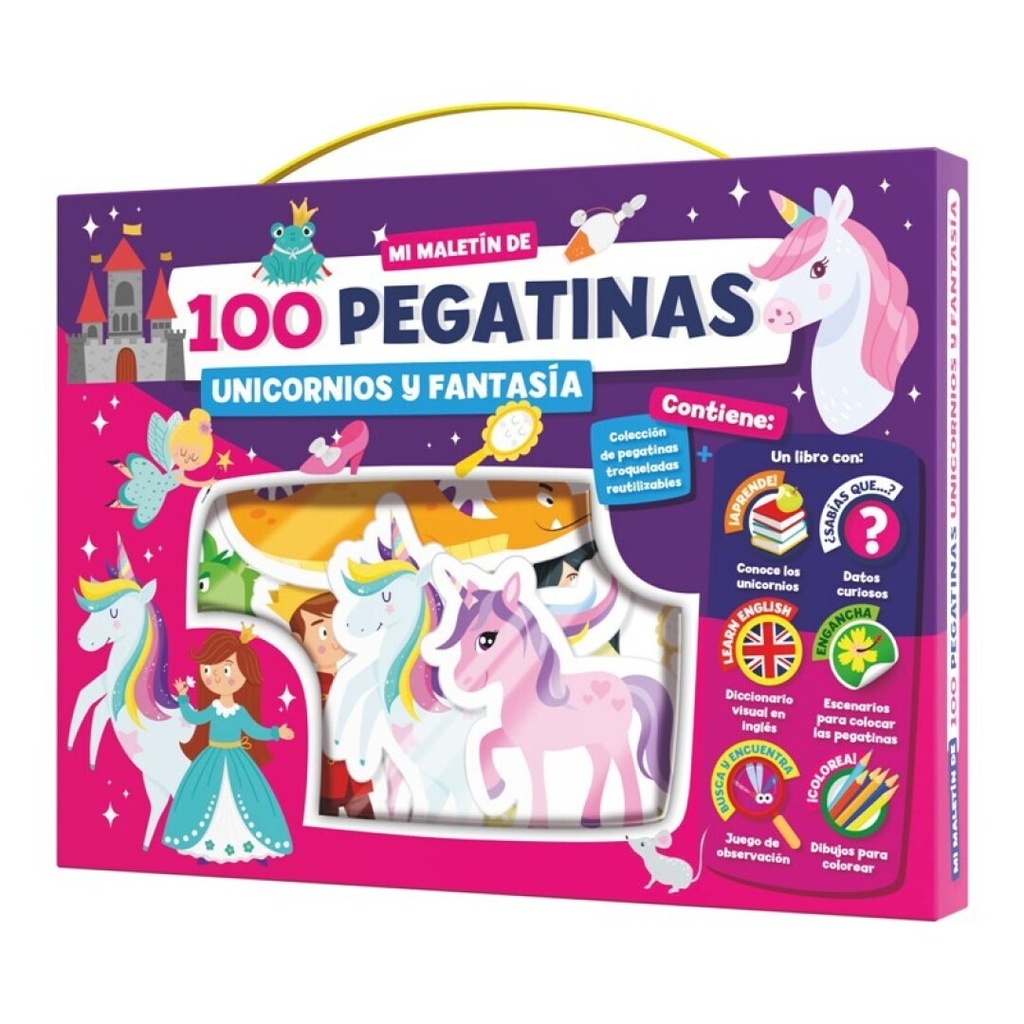 Maletin 100 Pegatinas fantasia Imagiland