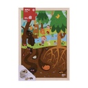 [17200] Puzzle niveles El Bosque 28U +4 años APLI