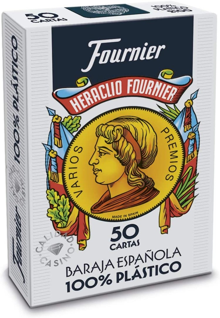 Baraja Española nº2100 50 cartas de plático Fournier
