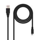 Cable USB am/micro B 2.0 1.80m Nanocable