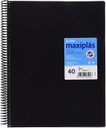 [39824010] Carpeta espiral 30 fundas A4 translucida Maxiplas (copia) (NEGRO)