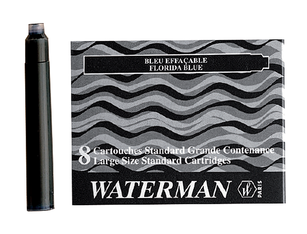 Tinta para plumas 8uds Waterman