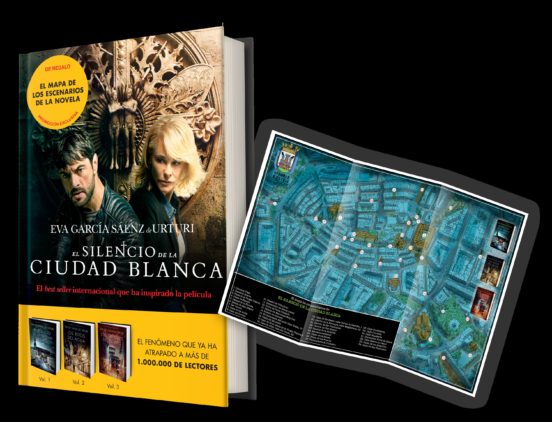 [9788408216643] Pack tc el silencio de la ciudad blanca pelicula (incluye mapa de los escenarios de la novela)