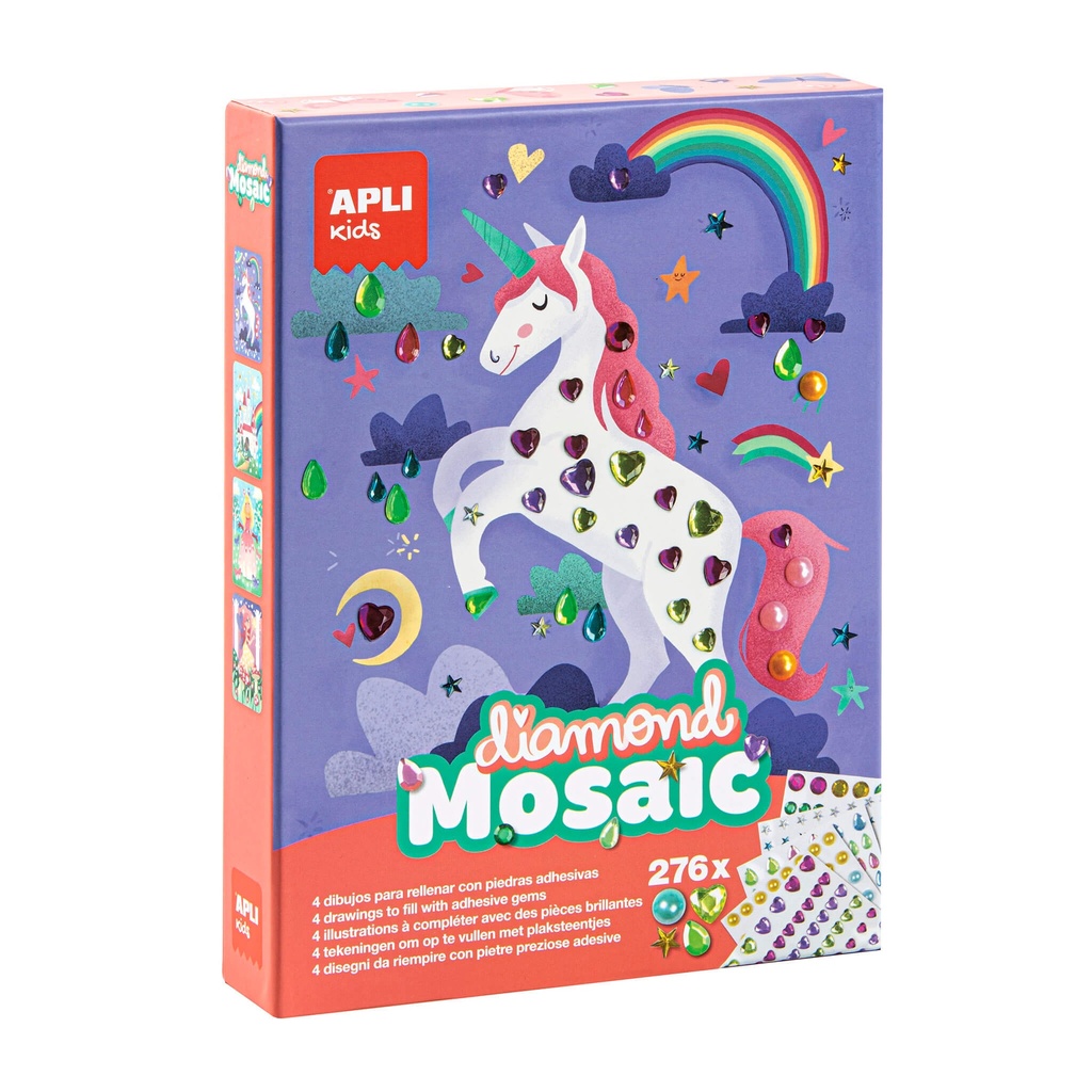 [17927] MOSAICO DIAMOND UNICORNIO APLI