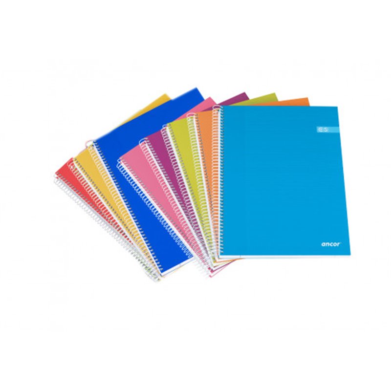 [056860] CUADERNO ESPIRAL 4X4 A5 80H 60G T/B.ANCOR