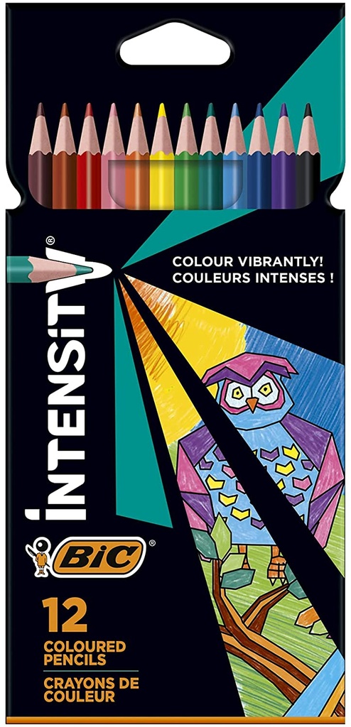[9505272] Lapices colores 12uds Intensity up Bic