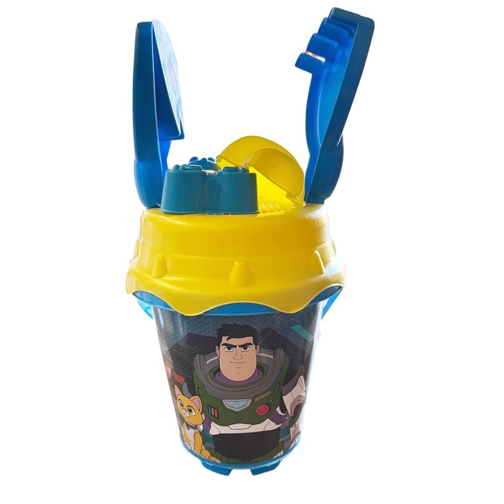 [11071] Cubo Playa Lightyear Toy Story Con Castillo Y Moldes