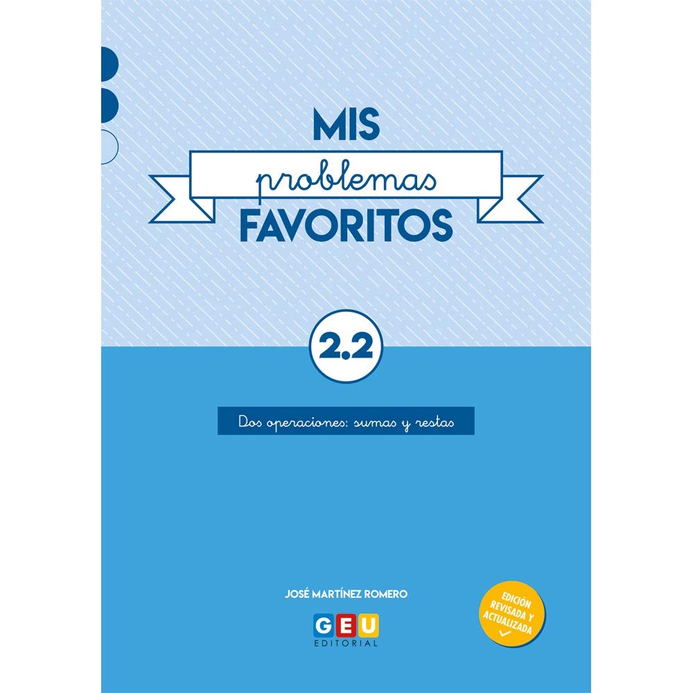 [9788417748500] Mis Problemas Favoritos 2º Primaria Cuaderno 2.2 : Refuerzo Sumas y Restas