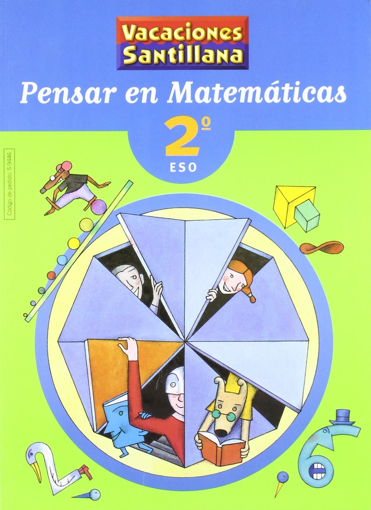 [9788429494464] Vacaciónes Santillana, pensar en matemáticas, 2 ESO