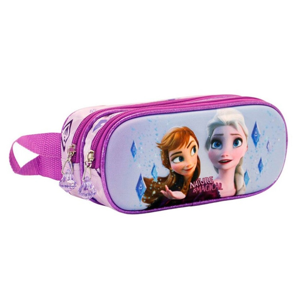 [03695] Portatodo 3D Frozen Disney Doble 10x22,5x7cm