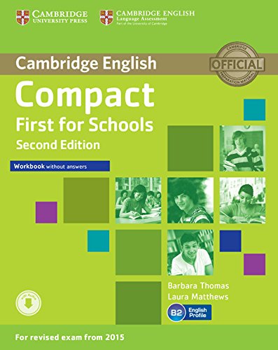 [9781107415775] Compact First for Schools Workbook without Answers with Audio Second Edition