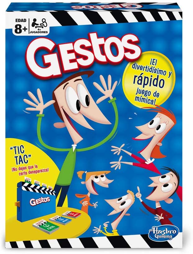 [B0638105] Hasbro Gaming-Gestos Juego de Mesa +8