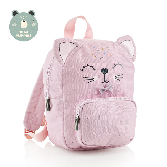 [MR16389] MOCHILA RECICLADA WILD PUPPIES GATO