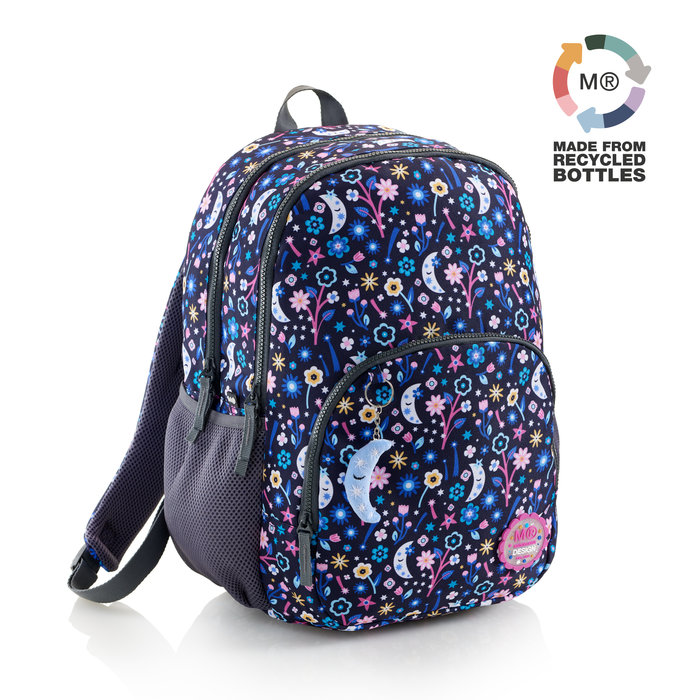 [MR16433] MOCHILA TRIPLE OSLO RECICLADA NIGHT GARDEN