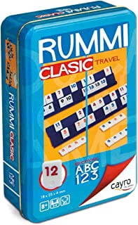 [755] Rummi Travel classic metal box +8a Cayro