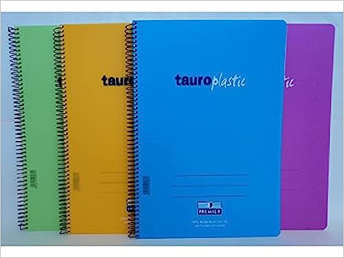 [6287-90] Cuaderno espiral 2L 3.5mm Fº 90g 80h T/P Tauroplastic