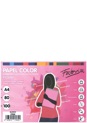 [17932] Papel A4 80g 100h blaco Fabrisa