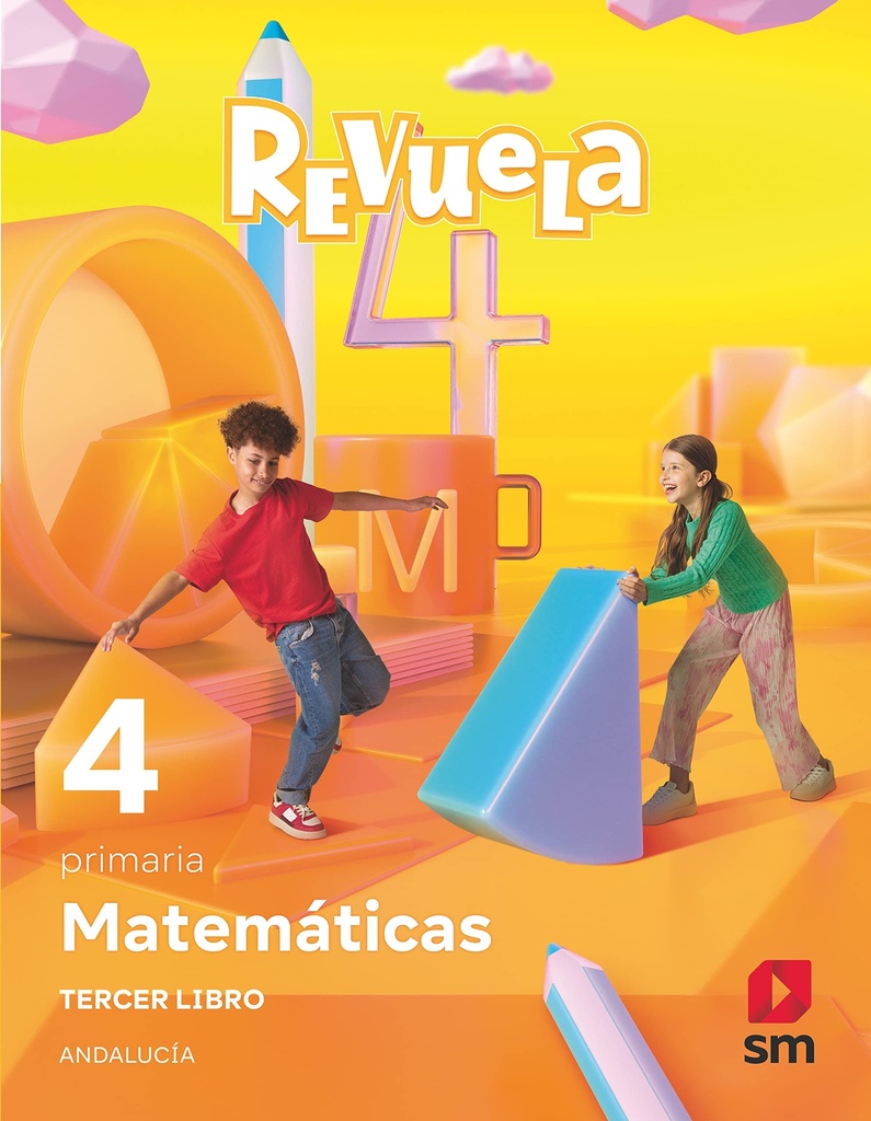 [9788419102744] Matemáticas. Trimestres temáticos. 4 Primaria. Revuela. Andalucía