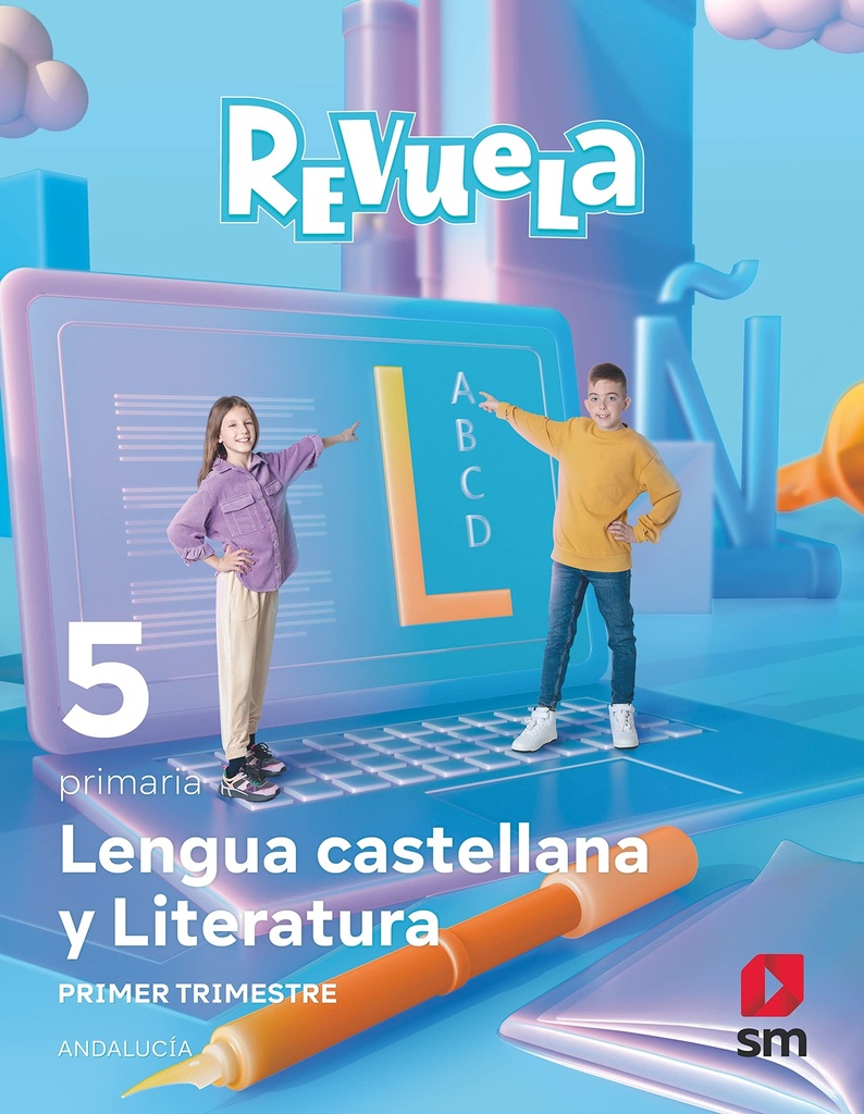 [9788419102515] Lengua Castellana y Literatura . 5 Primaria. Revuela. Trimestres. Andalucía