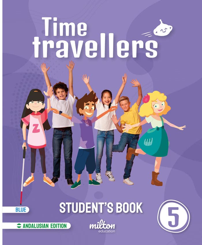 [9788419364845] Time Travellers 5 Blue Student's Book English 5 Primaria (AND)