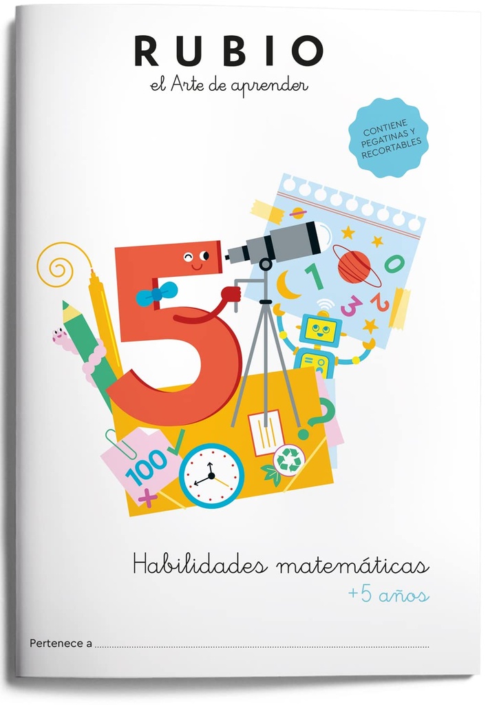 [9788417427757] Habilidades matematicas + 5 años Rubio