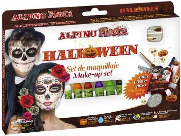 [DL000096] MAQUILLAJE FIESTA HALLOWEEN 6UDS Alpino