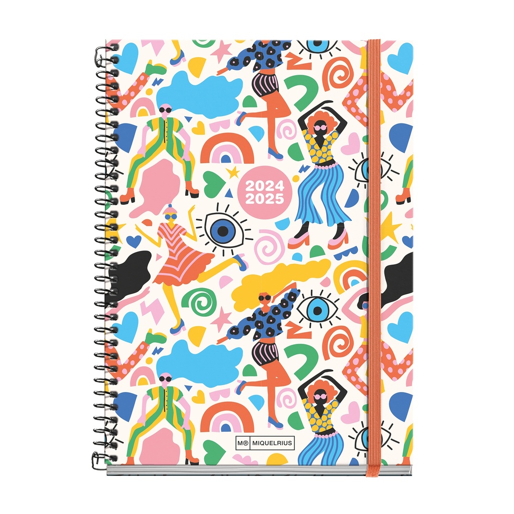 [MR26692] Agenda escolar Plus 150x213 S/V PARTY 2024-2025 MR