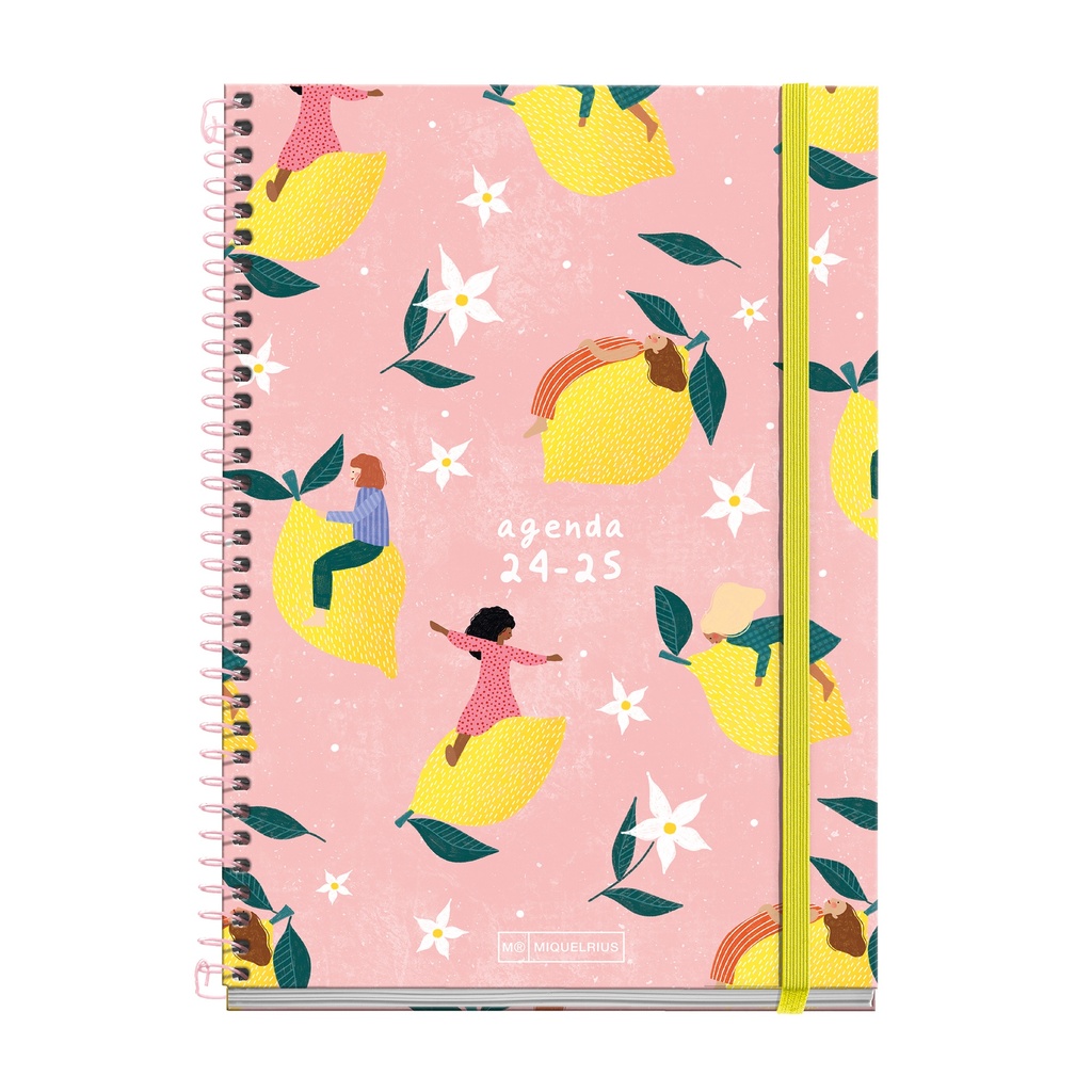 [MR26690] Agenda escolar Plus 150x213 S/V LEMON FLY2024-2025 MR