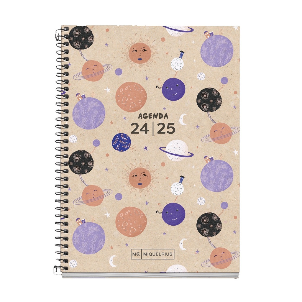 [MR26630] Agenda escolar Activa  D/P PLANETS 2024-2025 Miquelrius