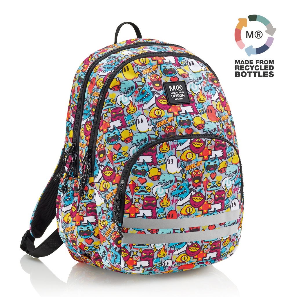 [MR19270] Mochila Triple Oslo Reciclada Level Up MR_24