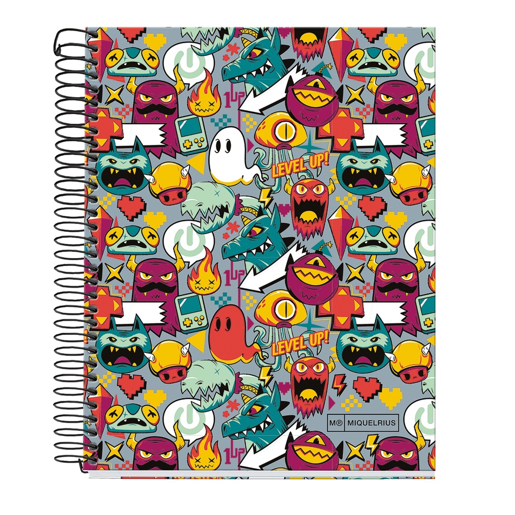 [MR4215] Notebook 4 A5 140 Cuadrícula 70g Level Up MR_24