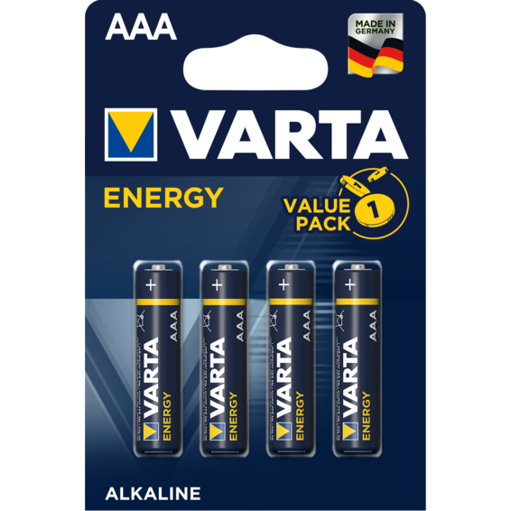 [04103229414] Pilas aaa alcalinas 1,5 4uds varta