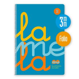 Cuadernos espiral cuadrovia 3mm folio lamela tapa plastic