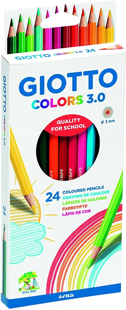 [F276700] Lapices colores 24uds 3.0 giotto