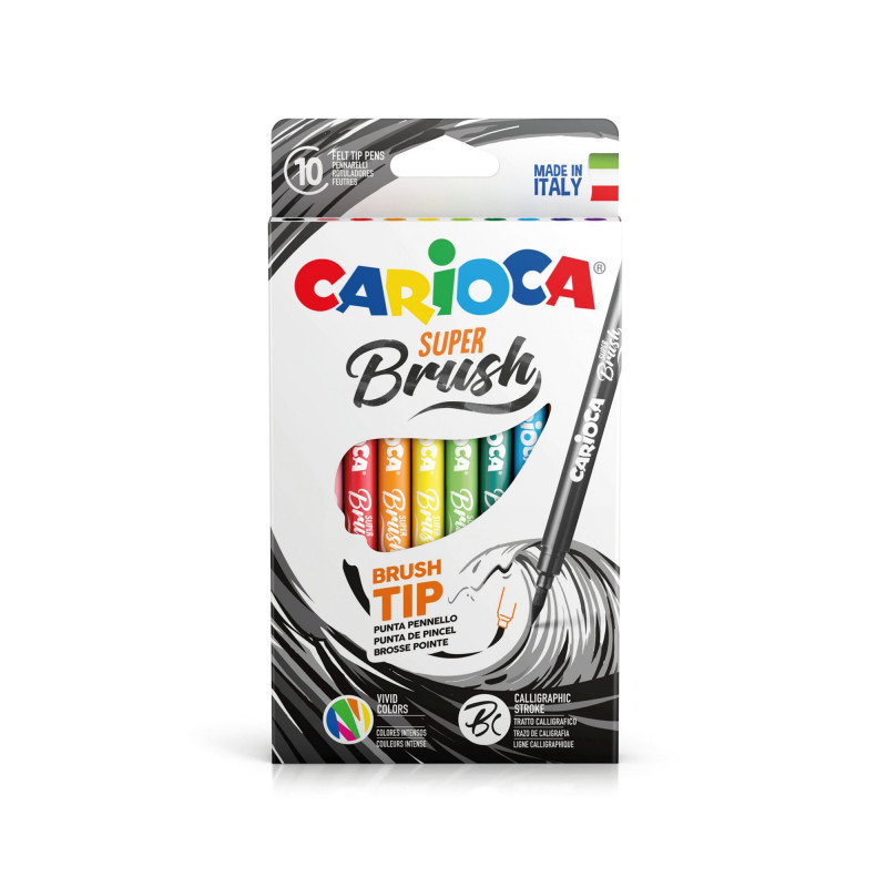 [42937] Rotuladores super brush 10uds Carioca