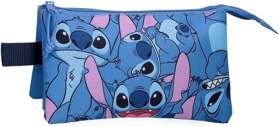 [4384342] Portatodo tres compartimentos Happy Stitch