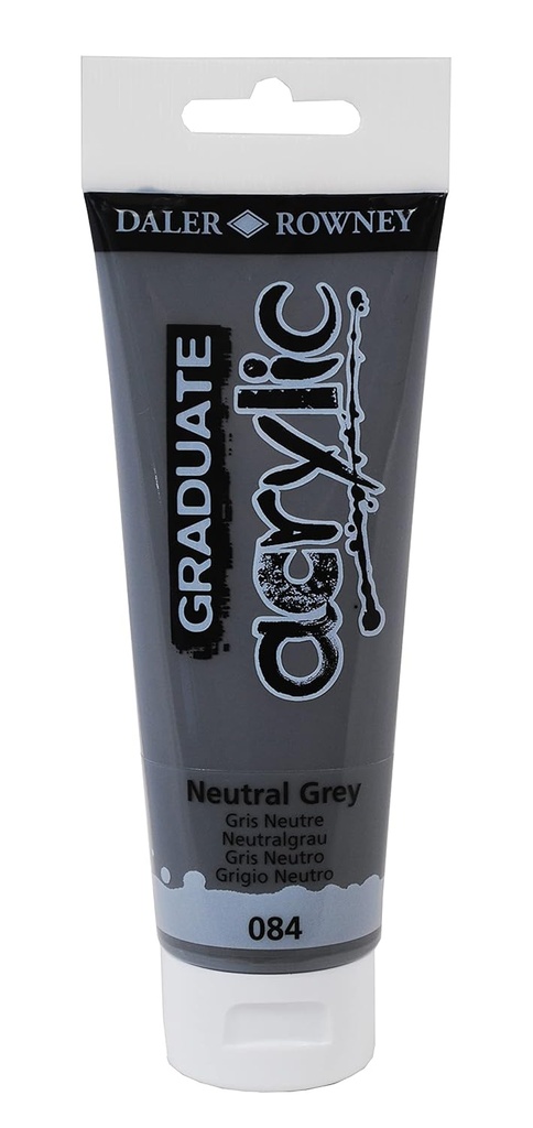 [D123120084] Graduate color acrílica Neutral Grey. Tubo120Ml